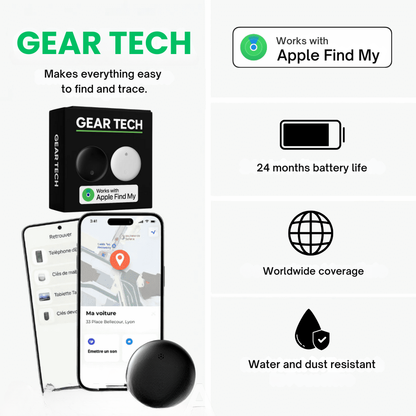 Traceur GPS pour moto | sans abonnement, compatible avec iOS pour un suivi de localisation en temps réel