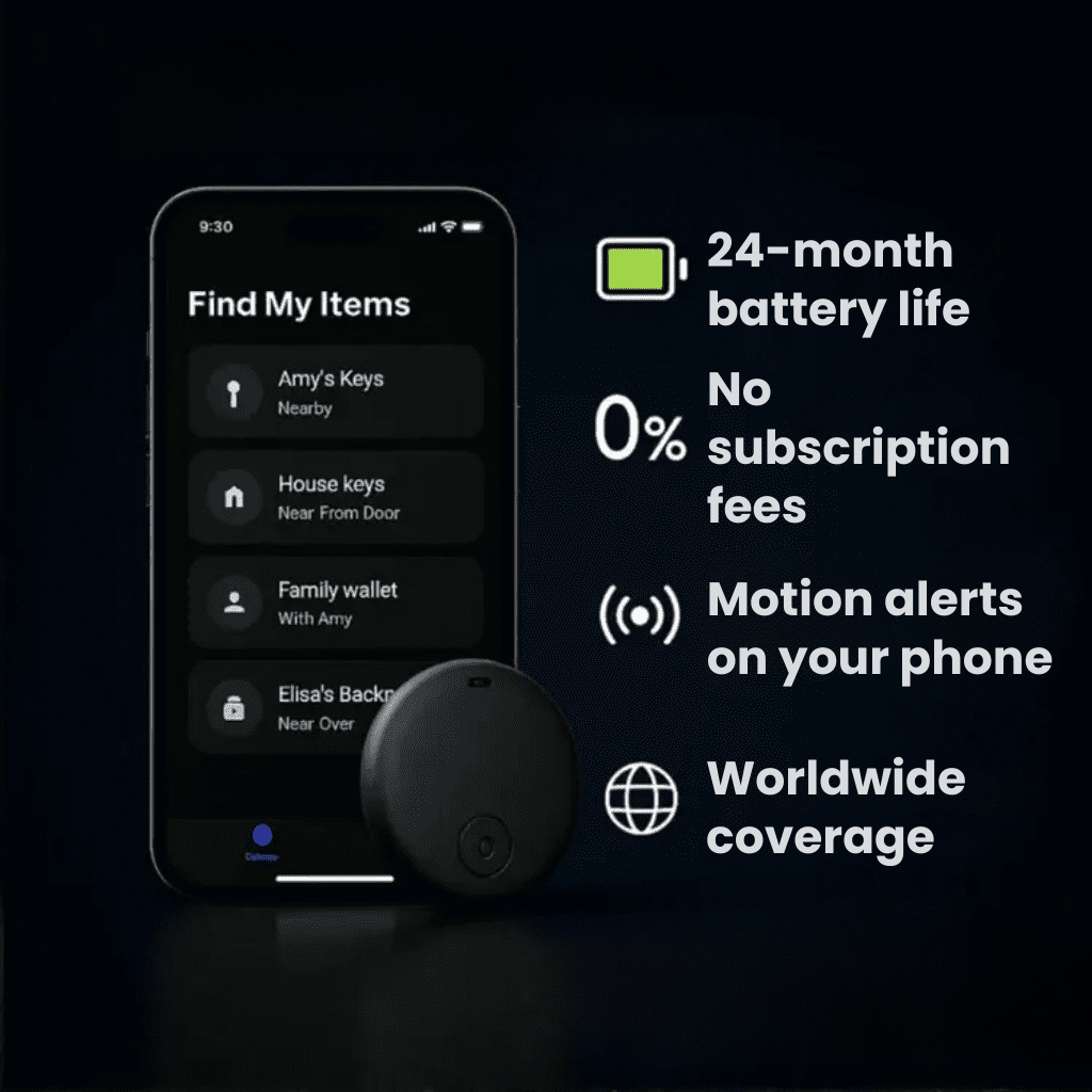 Traceur GPS pour moto | sans abonnement, compatible avec iOS pour un suivi de localisation en temps réel