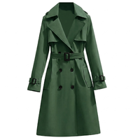 Trench à double boutonnage femme