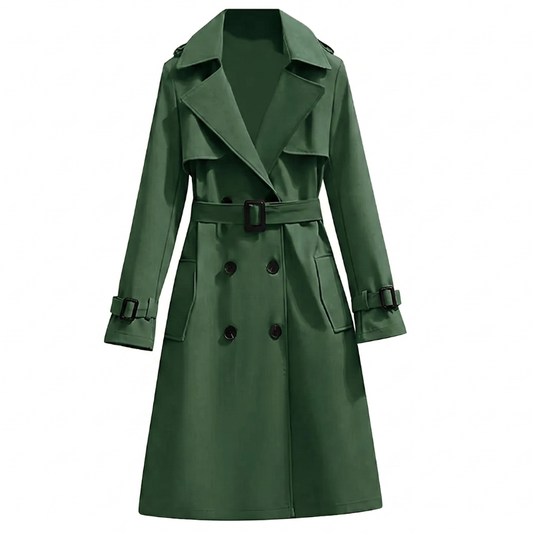 Trench à double boutonnage femme