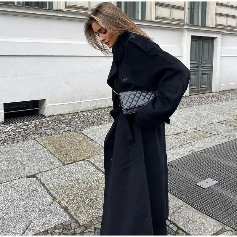 Trench à double boutonnage femme