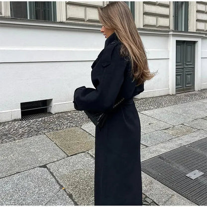 Trench à double boutonnage femme