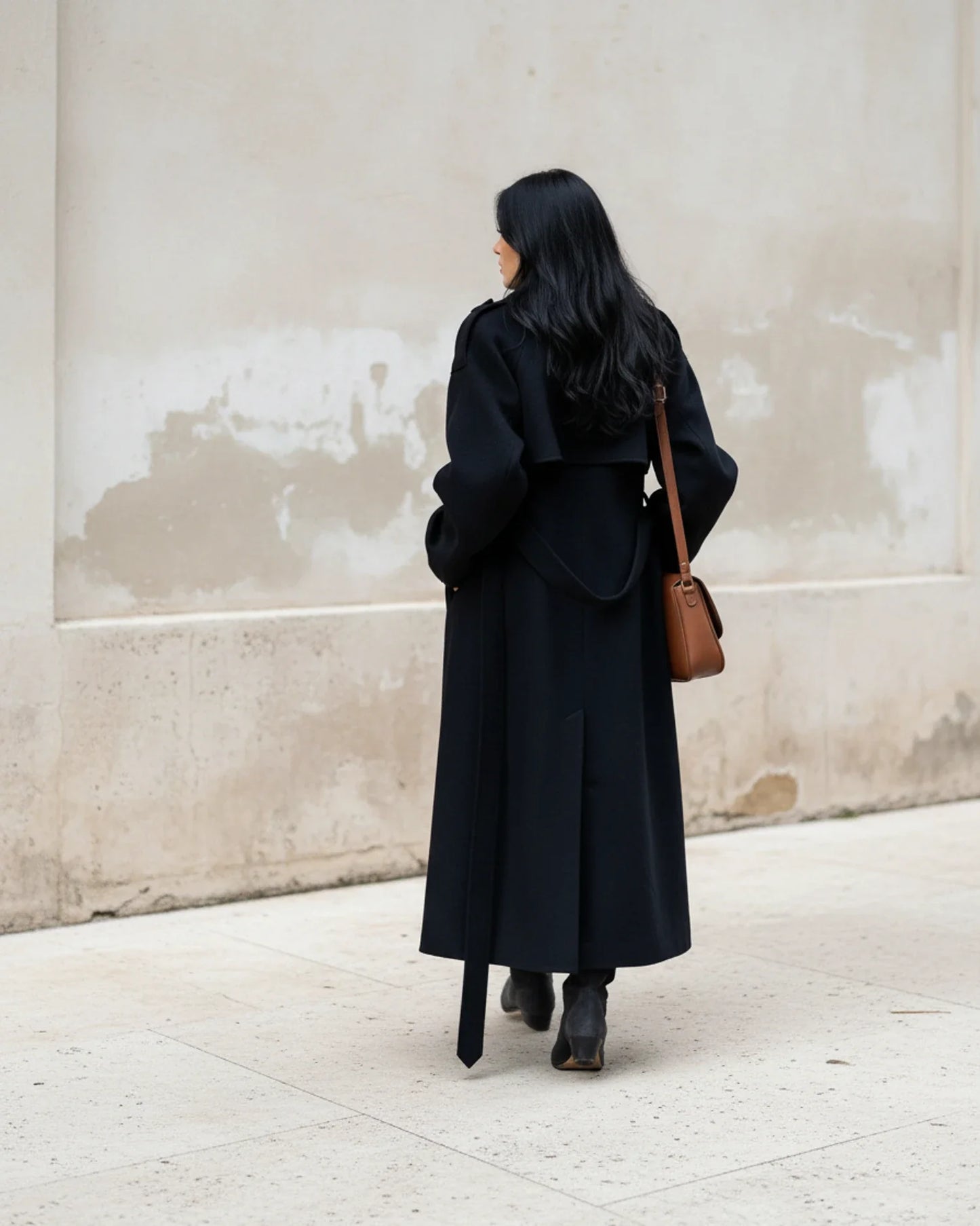 Trench à double boutonnage pour femme
