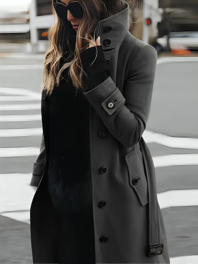 Trench-coat ceinturé femme
