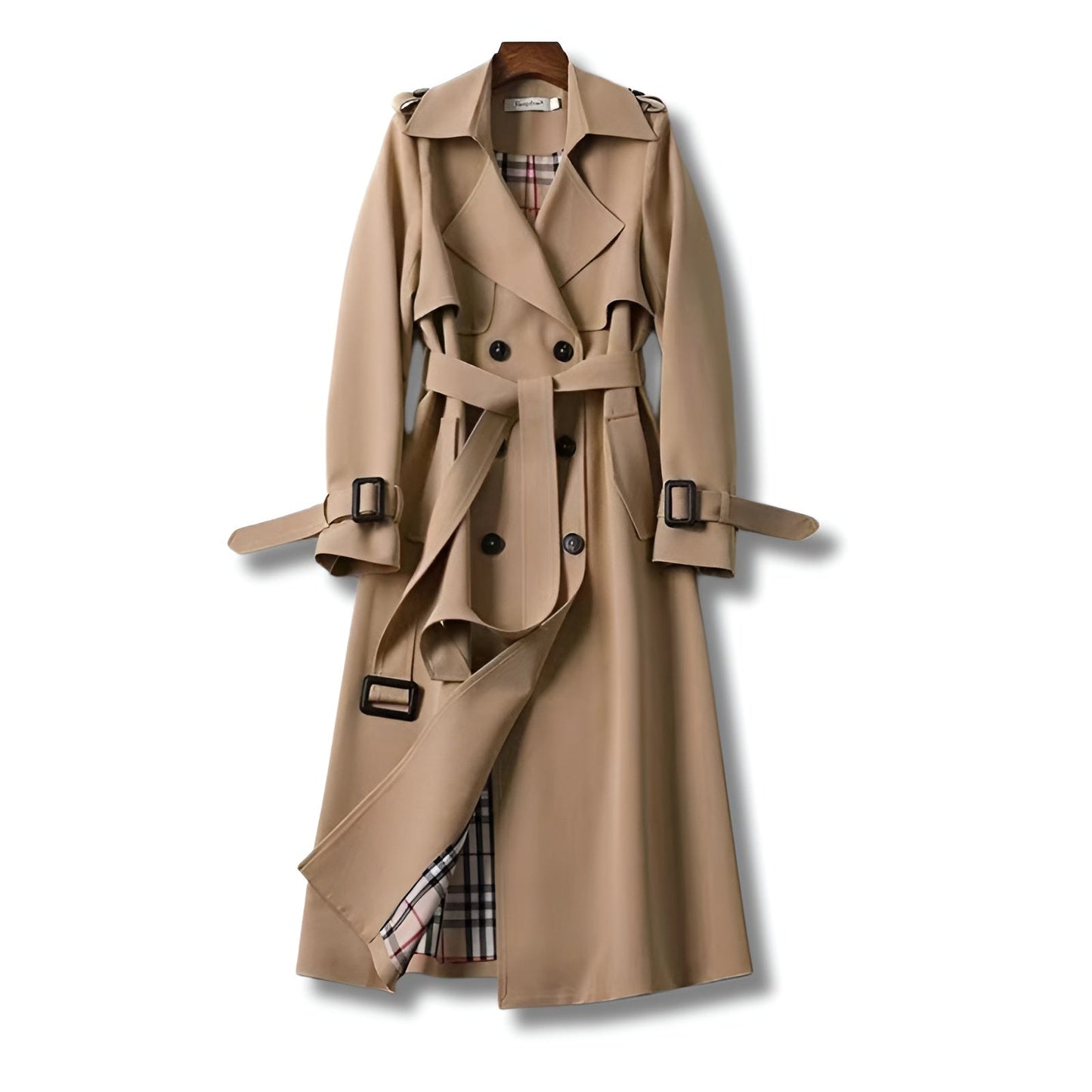 Trench-coat ceinturé pour femme