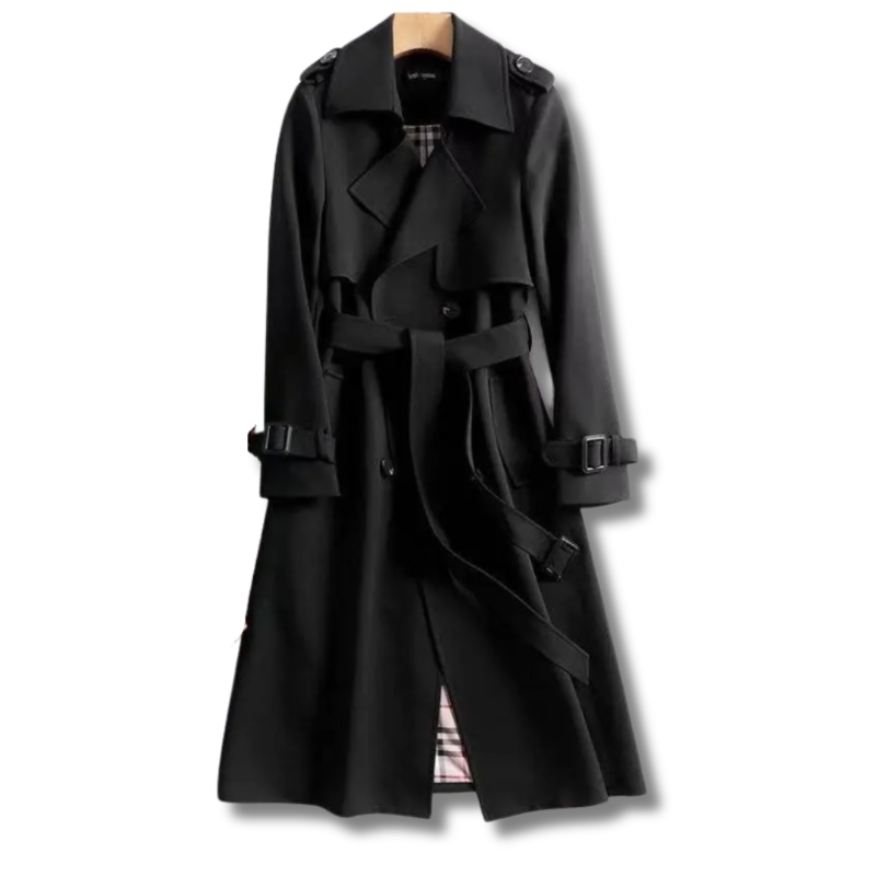 Trench-coat ceinturé pour femme