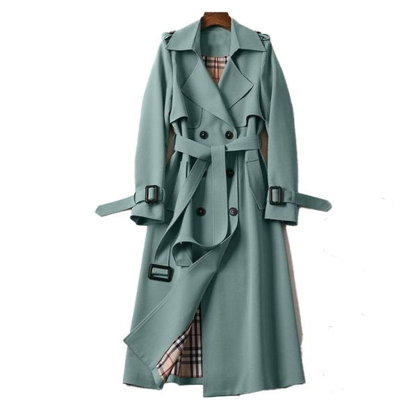 Trench-coat ceinturé pour femme
