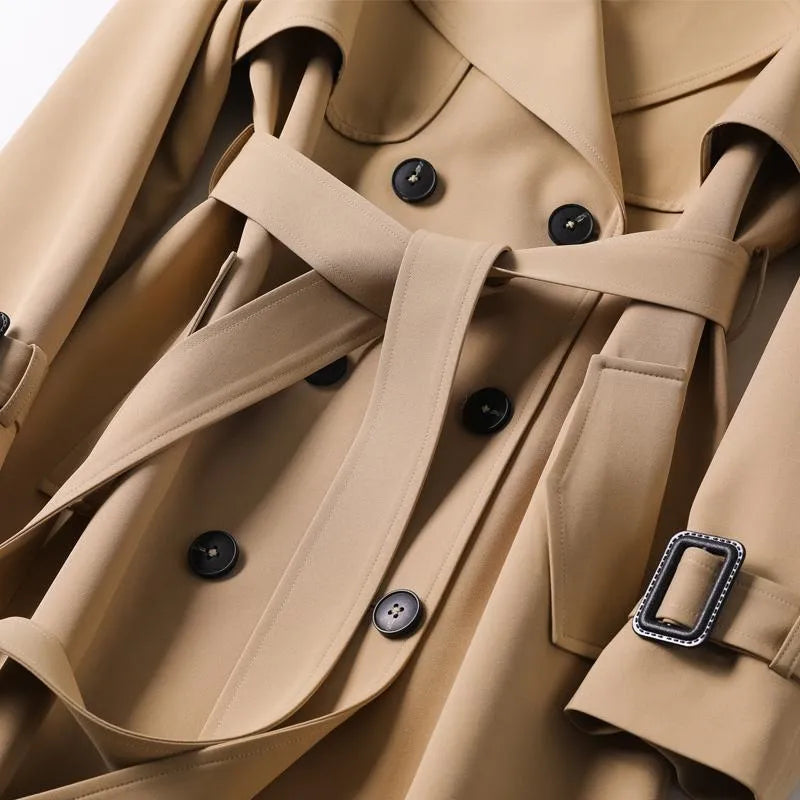 Trench-coat ceinturé pour femme