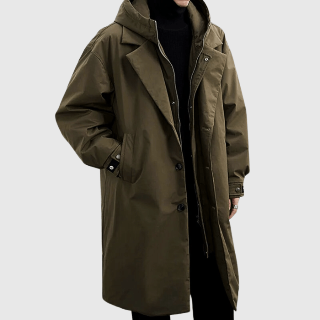 Trench-coat convertible pour homme