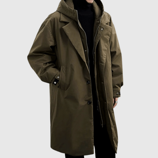 Trench-coat convertible pour homme