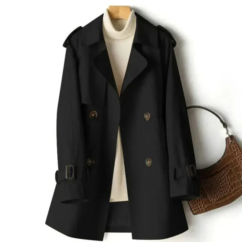 Trench-coat femme à double boutonnage