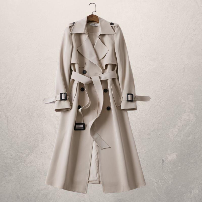 Trench-coat femme à double boutonnage