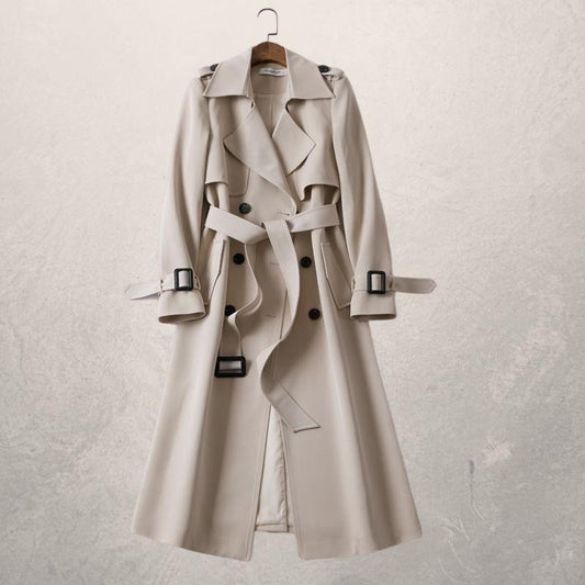 Trench-coat femme à double boutonnage