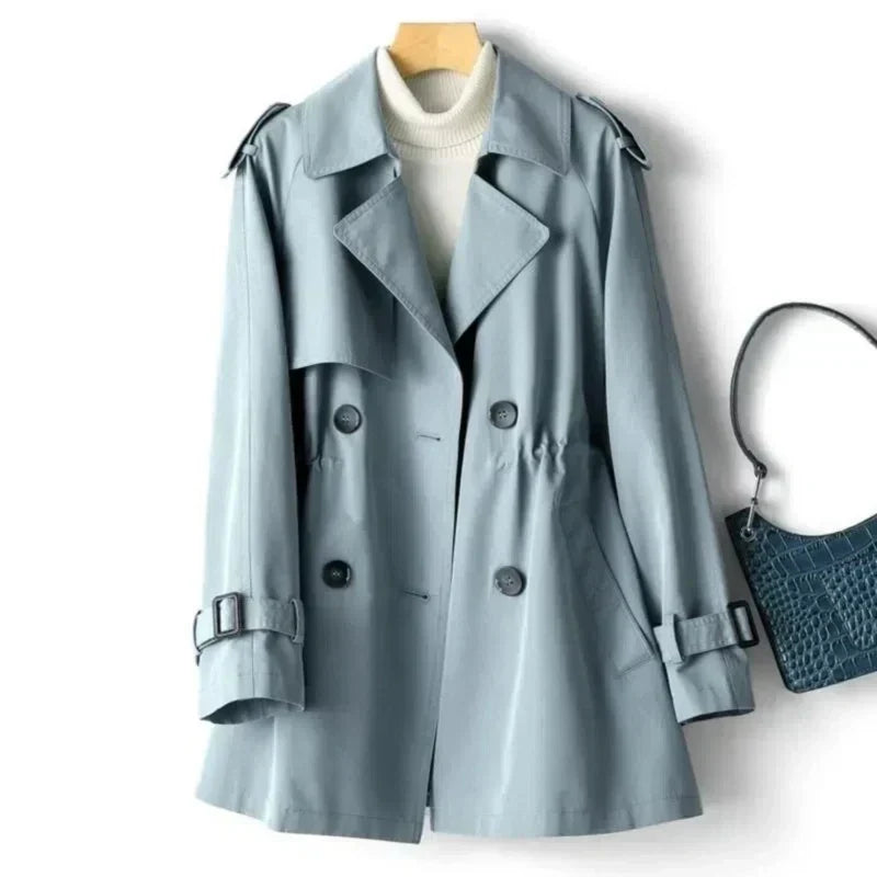 Trench-coat femme à double boutonnage