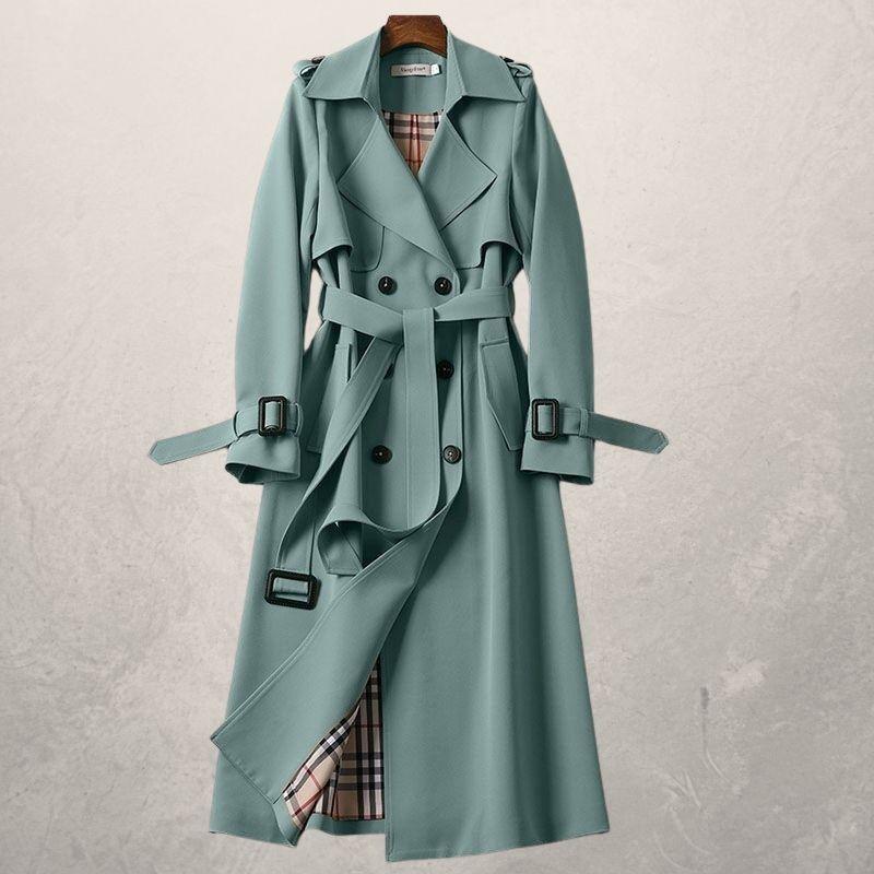 Trench-coat femme à double boutonnage