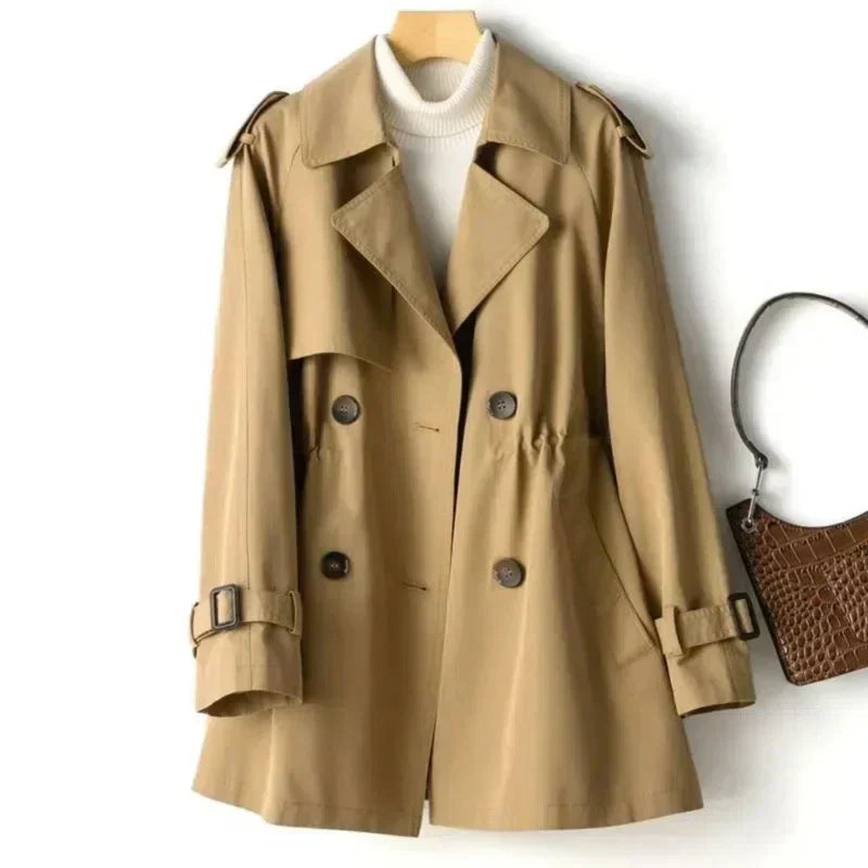 Trench-coat femme à double boutonnage