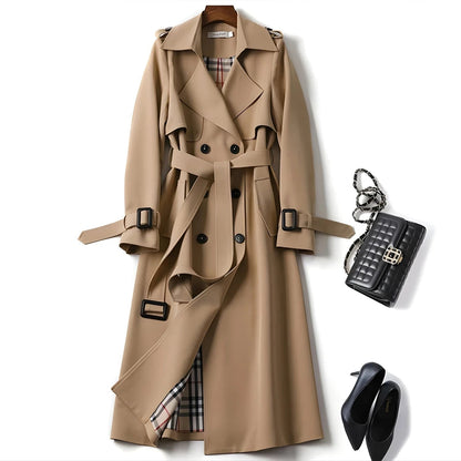 Trench-coat femme avec ceinture
