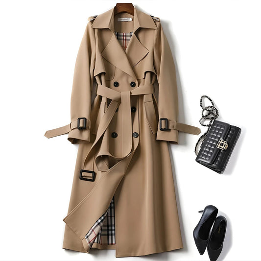 Trench-coat femme avec ceinture