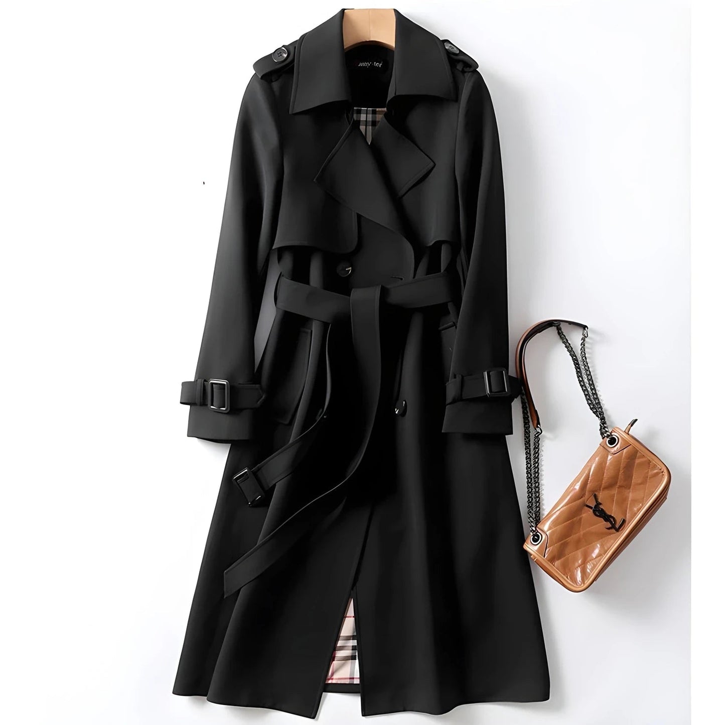 Trench-coat femme avec ceinture