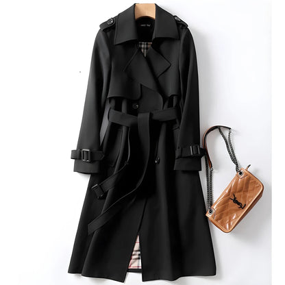 Trench-coat femme avec ceinture