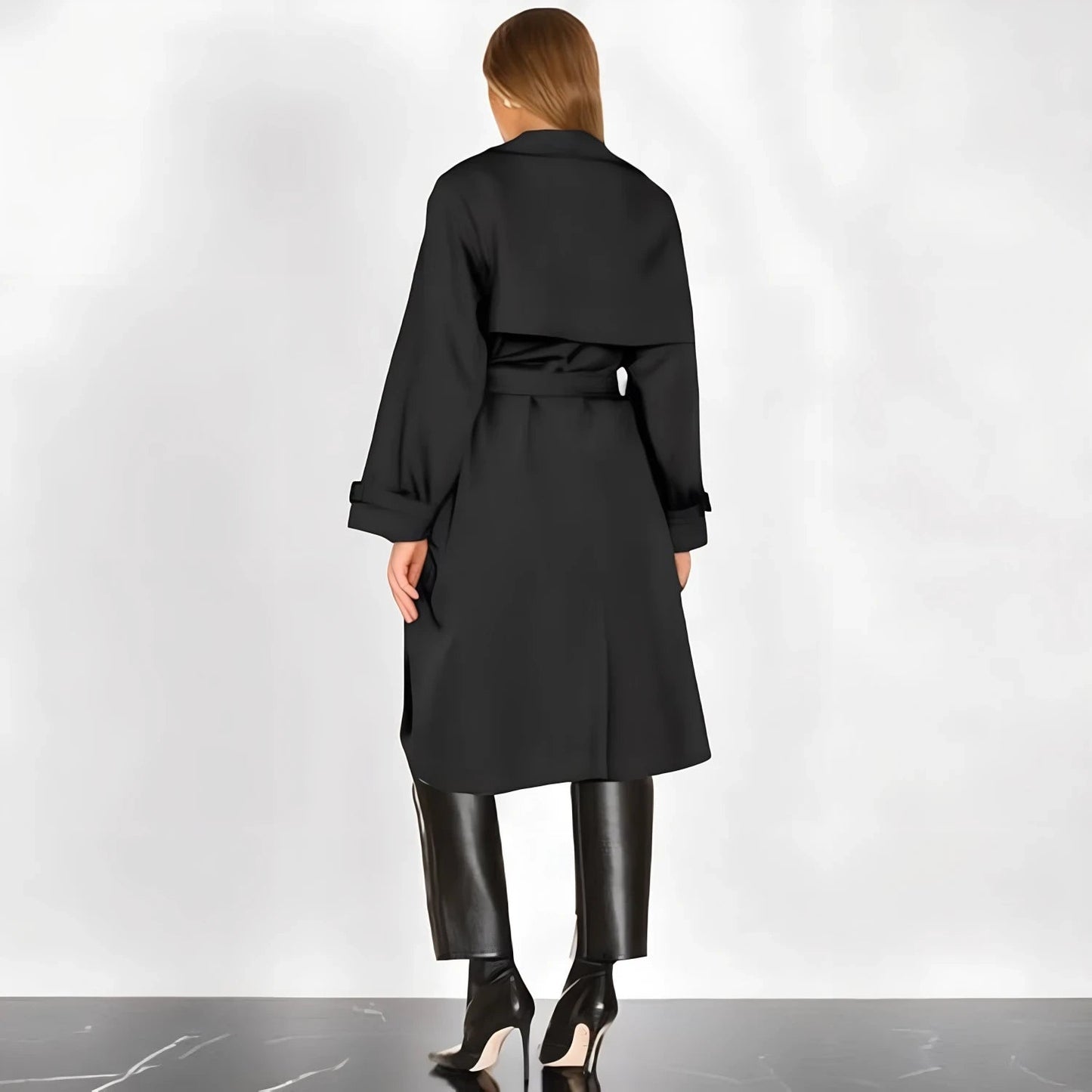 Trench-coat femme avec ceinture
