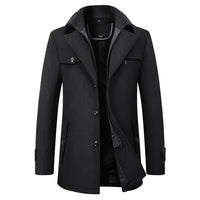 Trench-coat long élégant pour homme