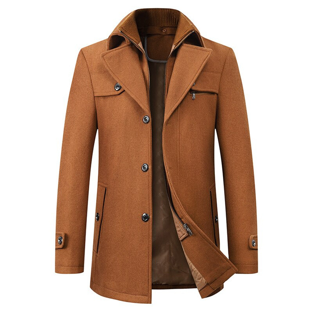 Trench-coat long élégant pour homme