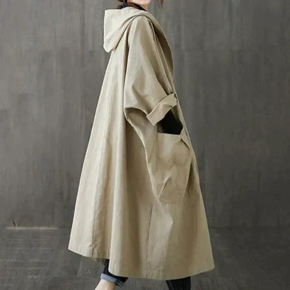 Trench oversize classique avec ceinture femme