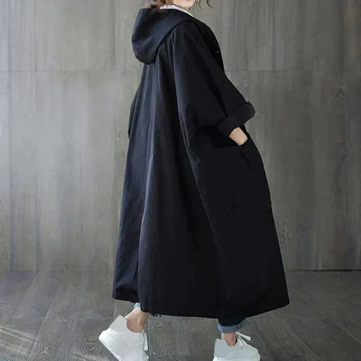 Trench oversize classique avec ceinture femme