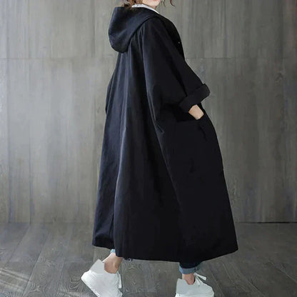 Trench oversize classique avec ceinture femme