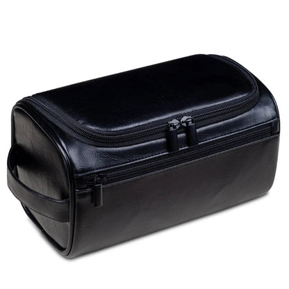 Trousse de toilette en cuir haut de gamme pour les voyageurs
