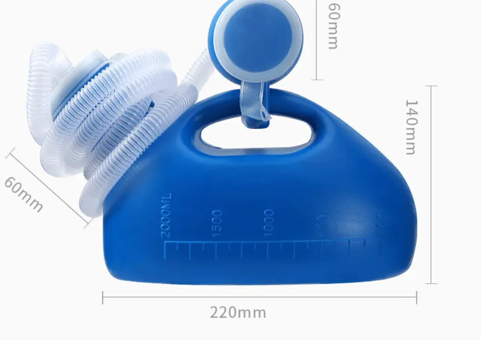 Urinal portable pour hommes – pour le voyage, le camping et les personnes âgées