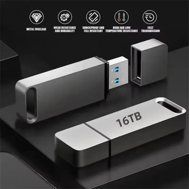USB 3.2 haut débit, étanche, antichoc, Windows/Mac