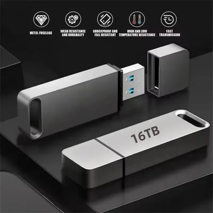 USB 3.2 haut débit, étanche, antichoc, Windows/Mac