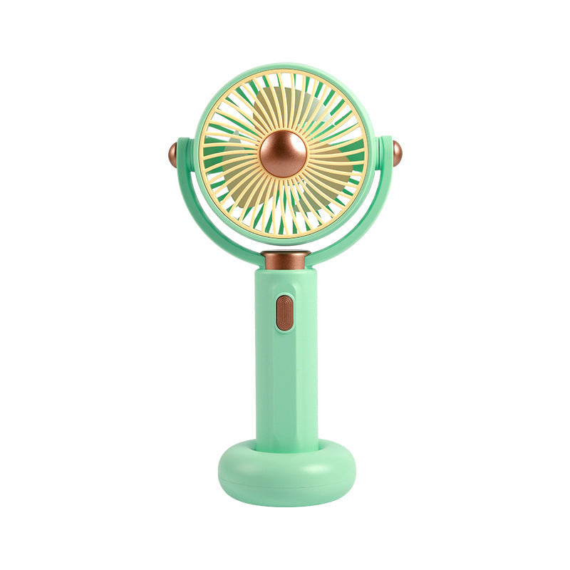 Ventilateur à main portable au design ergonomique pour femme