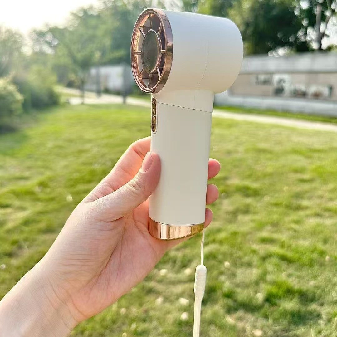 Ventilateur à main portable pour femme avec commande numérique