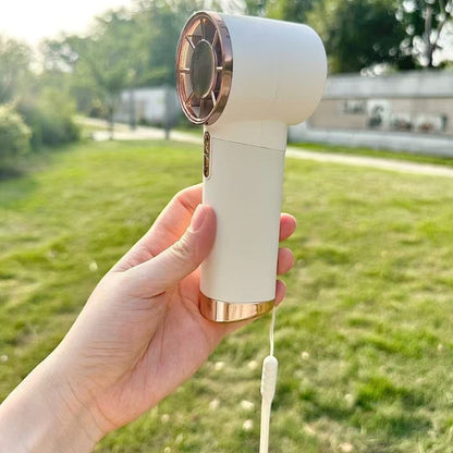 Ventilateur à main portable pour femme avec commande numérique