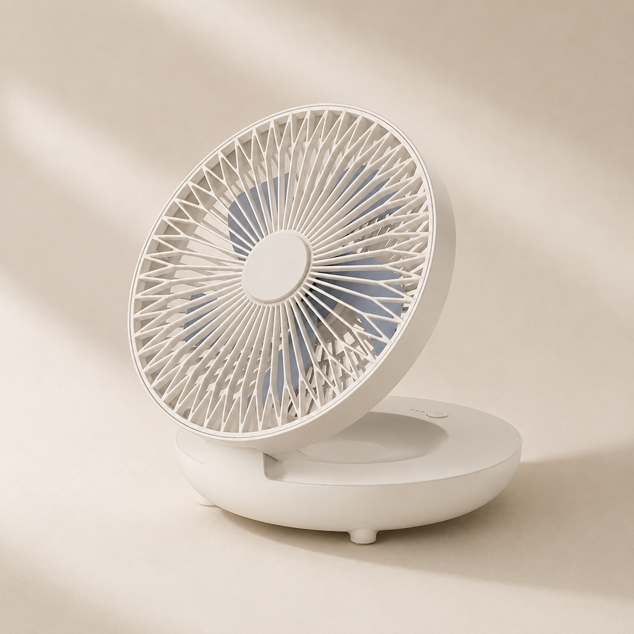 Ventilateur à main portable rechargeable par USB – compact et puissant