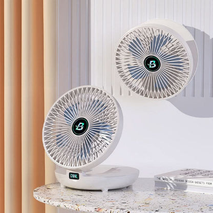 Ventilateur à main portable rechargeable par USB – compact et puissant