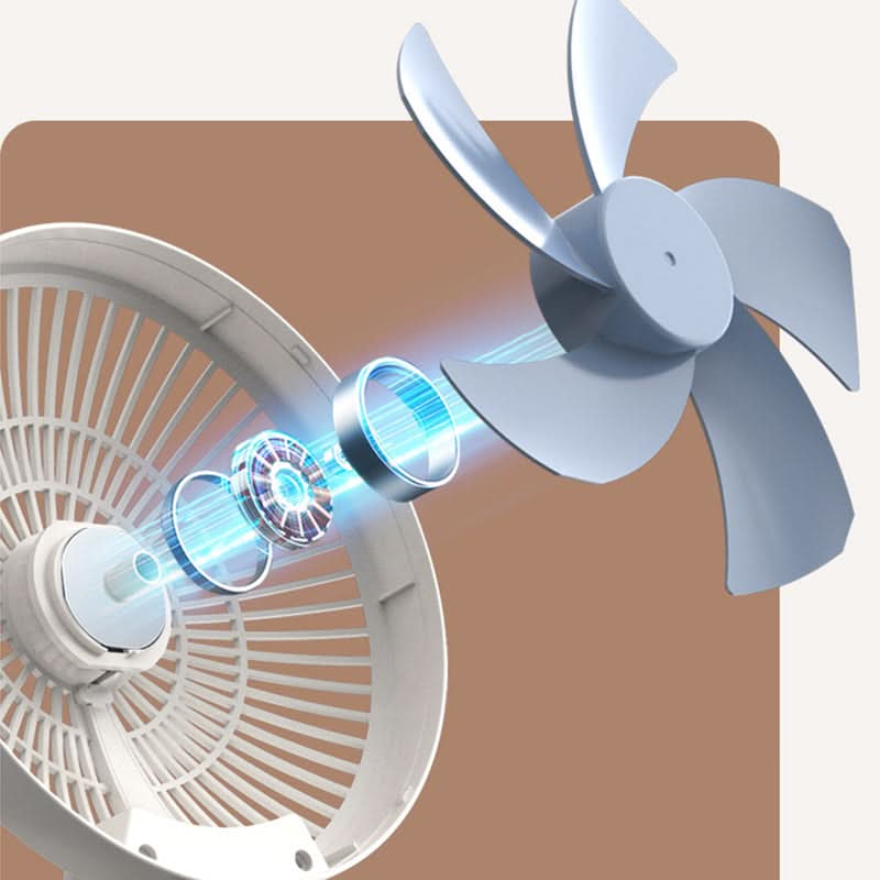 Ventilateur à main portable rechargeable par USB – compact et puissant