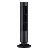 Ventilateur colonne électrique USB sans pales, type climatisation, noir