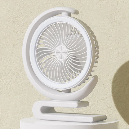 Ventilateur de bureau unisexe réglable oscillant à 360°