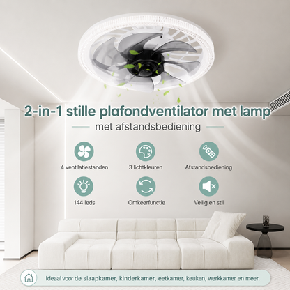 Ventilateur de luxe avec lampe
