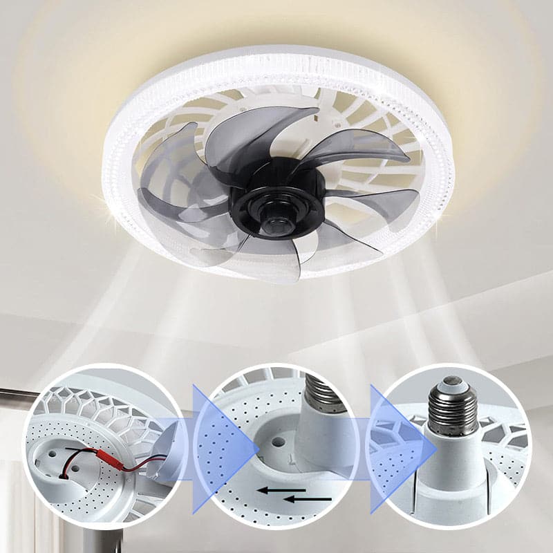 Ventilateur de luxe avec lampe