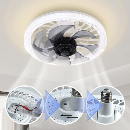 Ventilateur de luxe avec lampe