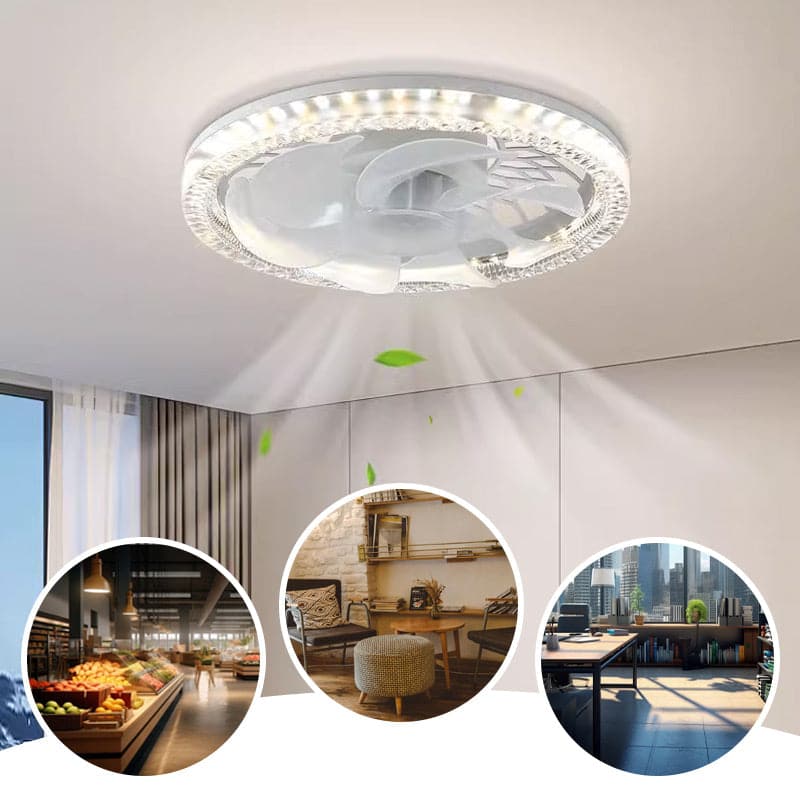 Ventilateur de luxe avec lampe