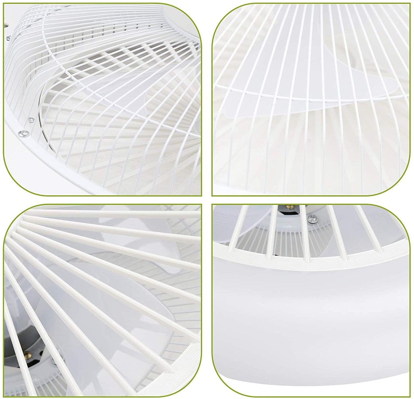 Ventilateur de plafond 80 W avec éclairage et télécommande