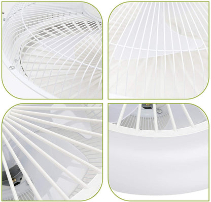Ventilateur de plafond 80 W avec éclairage et télécommande