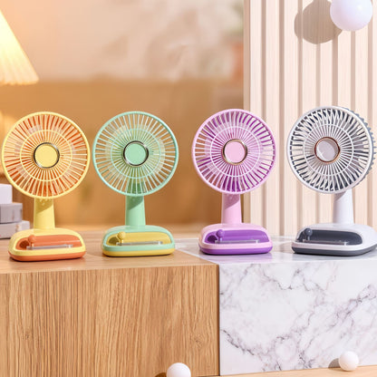 Ventilateur de table à angle d’inclinaison réglable, moderne et élégant