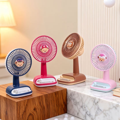 Ventilateur de table à angle d’inclinaison réglable, moderne et élégant